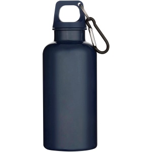 Bouteille d’eau Oregon de 400 ml en plastique recyclé uni certifié RCS avec mousqueton 21