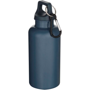 Bouteille d’eau Oregon de 400 ml en plastique recyclé uni certifié RCS avec mousqueton 8