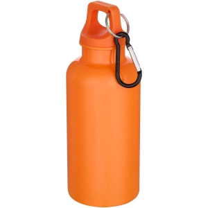 Bouteille d’eau Oregon de 400 ml en plastique recyclé uni certifié RCS avec mousqueton 11
