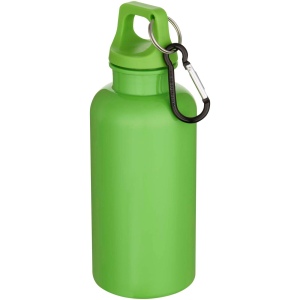 Bouteille d’eau Oregon de 400 ml en plastique recyclé uni certifié RCS avec mousqueton 2