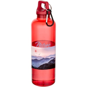 Bouteille d’eau Oregon de 750 ml en plastique recyclé certifié RCS avec mousqueton 19