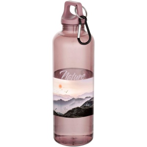 Bouteille d’eau Oregon de 750 ml en plastique recyclé certifié RCS avec mousqueton 16