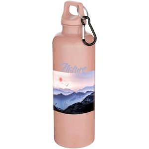 Bouteille d’eau Oregon de 750 ml en plastique recyclé uni certifié RCS avec mousqueton 20