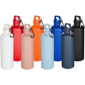 Bouteille d’eau Oregon de 750 ml en plastique recyclé uni certifié RCS avec mousqueton 30