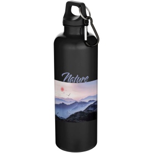 Bouteille d’eau Oregon de 750 ml en plastique recyclé uni certifié RCS avec mousqueton 18