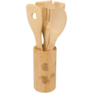 Ensemble d’outils de cuisine Tala en bambou 4