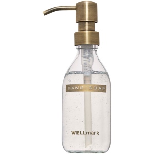 Distributeur de savon pour les mains de 250 ml et ensemble de bougies parfumées de 150 g Wellmark Discovery- parfum linge frais 13
