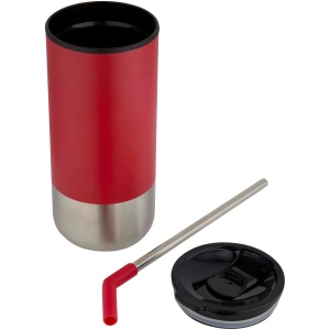 Gobelet isotherme Grayson 480 ml certifié RCS avec paille en silicone 20
