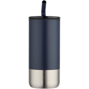 Gobelet isotherme Grayson 480 ml certifié RCS avec paille en silicone 7