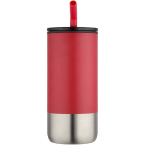 Gobelet isotherme Grayson 480 ml certifié RCS avec paille en silicone 8