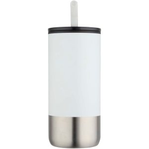 Gobelet isotherme Grayson 480 ml certifié RCS avec paille en silicone 9
