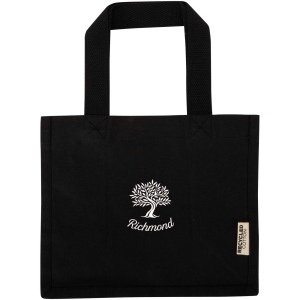 Mini sac shopping Odessa à soufflet en coton recyclé de 9 L et 220 g/m² certifié GRS 6