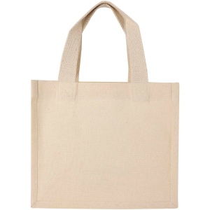 Mini sac shopping Odessa à soufflet en coton recyclé de 9 L et 220 g/m² certifié GRS 9