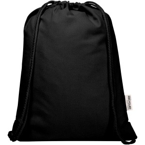 Sac Peru Blend de 5 L avec cordon en coton recyclé 180 g/m2 certifié GRS 8
