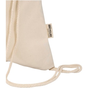 Sac Peru Blend de 5 L avec cordon en coton recyclé 180 g/m2 certifié GRS 32