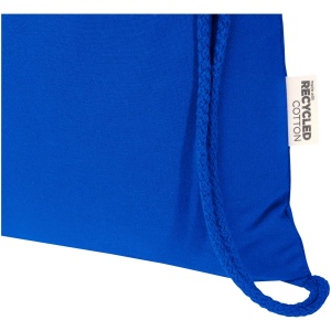 Sac Peru Blend de 5 L avec cordon en coton recyclé 180 g/m2 certifié GRS 35
