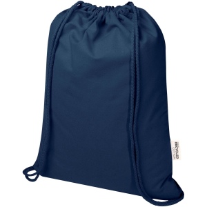 Sac Peru Blend de 5 L avec cordon en coton recyclé 180 g/m2 certifié GRS 4
