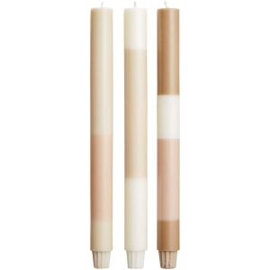 Bougies d’aspect craie Originalhome par lot de 4 3