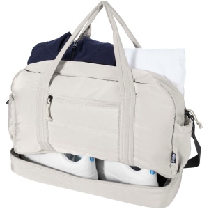 Sac de voyage Puffer recyclé certifié GRS avec fond isolé de 30 L 19