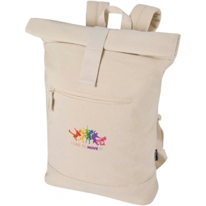 Sac à dos à fermeture enroulable Recanvas recyclé et certifié GRS de 14" et 16 L 10
