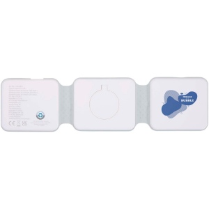 Chargeur sans fil pliable Armus 3 en 1 de 15 W en plastique recyclé 7
