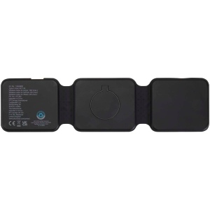 Chargeur sans fil pliable Armus 3 en 1 de 15 W en plastique recyclé 8