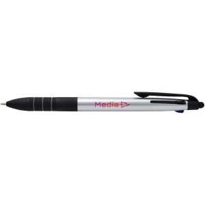 Stylo bille Trine recyclé RCS 3 encres avec stylet 4