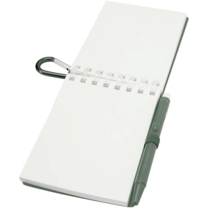 Ensemble carnet souple d’extérieur recyclé et stylo bille (encre noire) Lig Mini 19