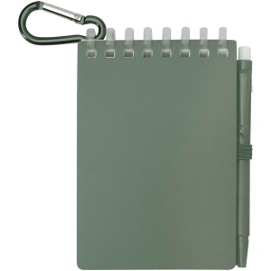 Ensemble carnet souple d’extérieur recyclé et stylo bille (encre noire) Lig Mini 7