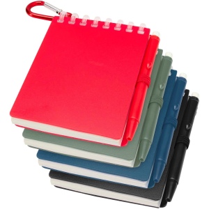 Ensemble carnet souple d’extérieur recyclé et stylo bille (encre noire) Lig Mini 27