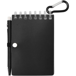 Ensemble carnet souple d’extérieur recyclé et stylo bille (encre noire) Lig Mini 14