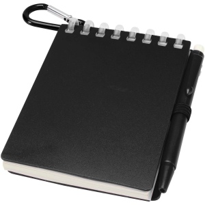 Ensemble carnet souple d’extérieur recyclé et stylo bille (encre noire) Lig Mini 2