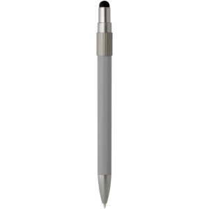 Stylo bille recyclé RCS avec stylet et toupie antistress (encre noire) Rill 21