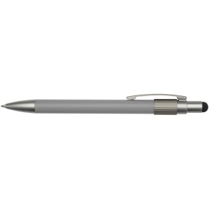 Stylo bille recyclé RCS avec stylet et toupie antistress (encre noire) Rill 9