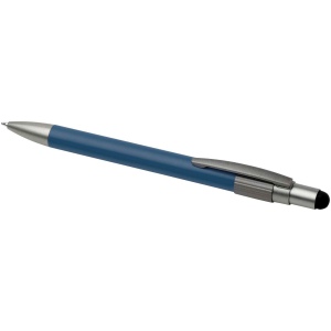 Stylo bille recyclé RCS avec stylet et toupie antistress (encre noire) Rill 29