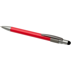 Stylo bille recyclé RCS avec stylet et toupie antistress (encre noire) Rill 30