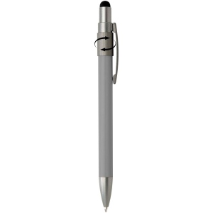 Stylo bille recyclé RCS avec stylet et toupie antistress (encre noire) Rill 33