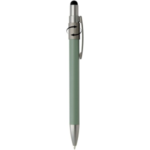 Stylo bille recyclé RCS avec stylet et toupie antistress (encre noire) Rill 34