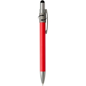 Stylo bille recyclé RCS avec stylet et toupie antistress (encre noire) Rill 36