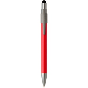 Stylo bille recyclé RCS avec stylet et toupie antistress (encre noire) Rill 6