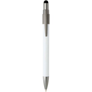 Stylo bille recyclé RCS avec stylet et toupie antistress (encre noire) Rill 7