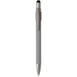 Stylo bille recyclé RCS avec stylet et toupie antistress (encre noire) Rill 3
