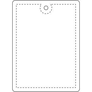Grande attache rectangulaire légère RFX™ H-12 en PVC réfléchissant 8