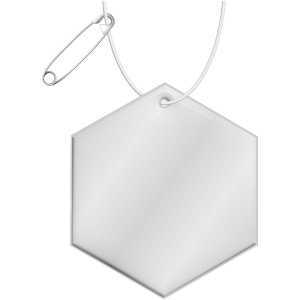 Attache hexagonale légère RFX™ H-12 en PVC réfléchissant 3