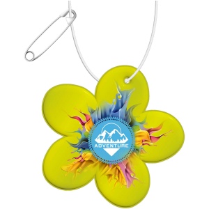 Attache légère en forme de fleur RFX™ H-13 en PVC réfléchissant 4