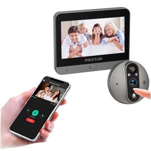 Judas pour porte intelligent avec Wi-Fi Prixton DV50 3