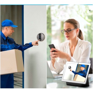 Judas pour porte intelligent avec Wi-Fi Prixton DV50 5