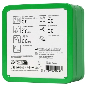 Kit de premiers secours en métal pour voiture MyKit 9
