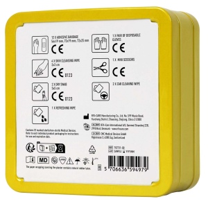 Kit de premiers secours en métal pour voiture MyKit 11