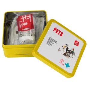 Kit de premiers secours en métal pour animaux de compagnie MyKit 21